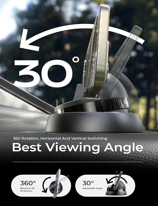 LISEN 360° Rotating Car Phone Mount Holder