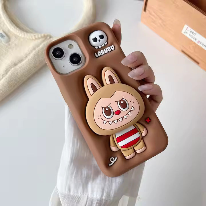 Labubu 3D Cartoon Bunny iPhone Case