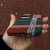 GREEN PATTERN MAGSAFE IPHONE CASE